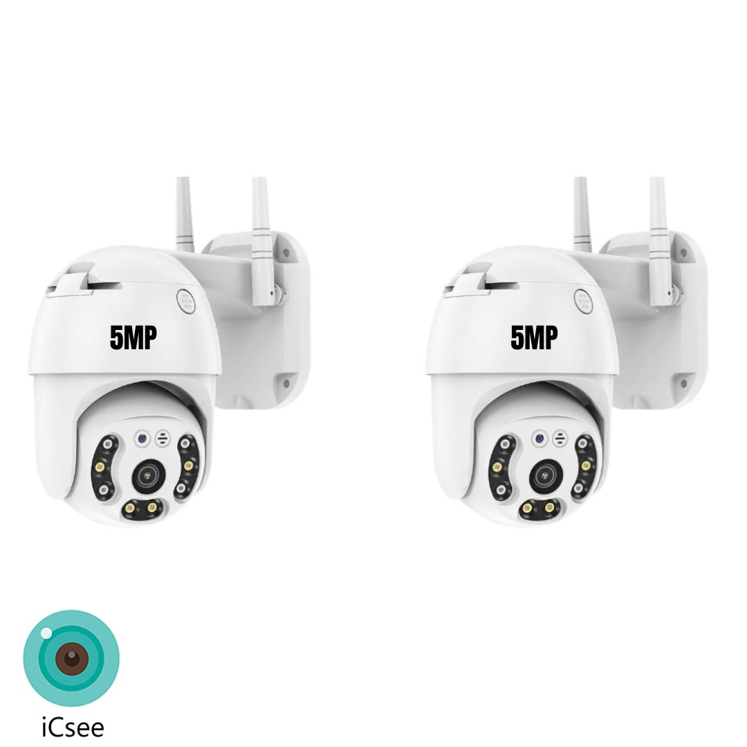 2 CAMERE SUPRAVEGHERE WIFI ICSEE 5MP AH-XM-A6