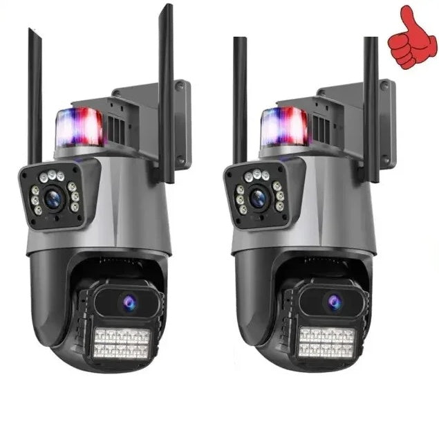 2 X CAMERA SUPRAVEGHERE DUBLA 8MP ULTRA HD ZOOM 5X WIFI