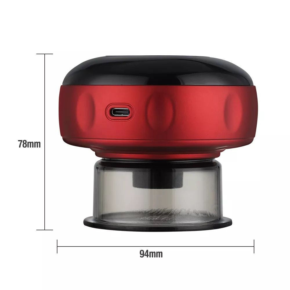 Aparat de masaj cu vacuum electric Terapie prin ventuze 12 niveluri de presiune si incalzire