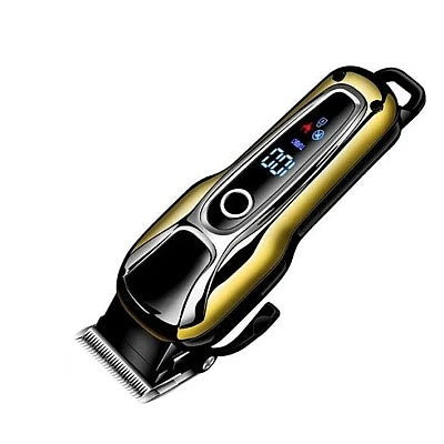 Aparat de tuns profesional E020 putere 5W lame inox ecran LED Kemei