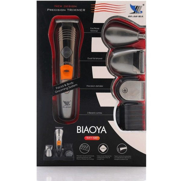 Aparat de tuns si barbierit profesional 7 in 1 cu acumulator,Biaoya BAY-580