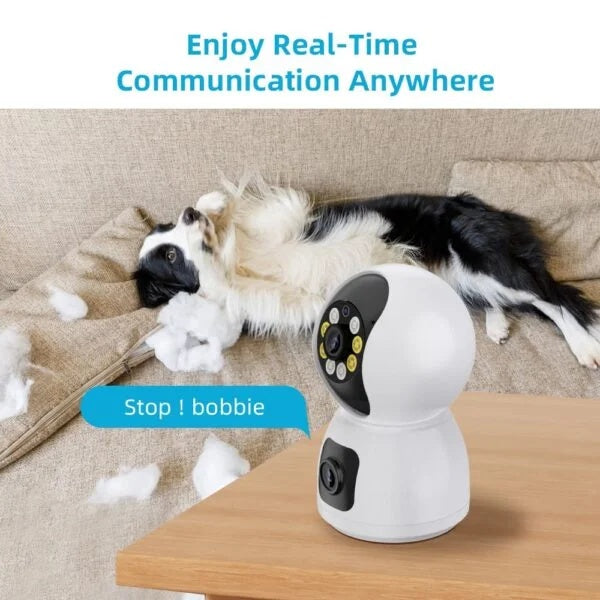 Baby Monitor camera supraveghere dubla 2 lentile 5 MP LAH-R11 ICSEE