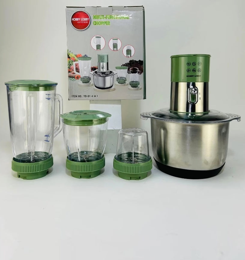 Blender Multifunctional 4 in 1, Dispozitiv de Masurare, 350W - Ideal pentru Legume si Mixare Rapida