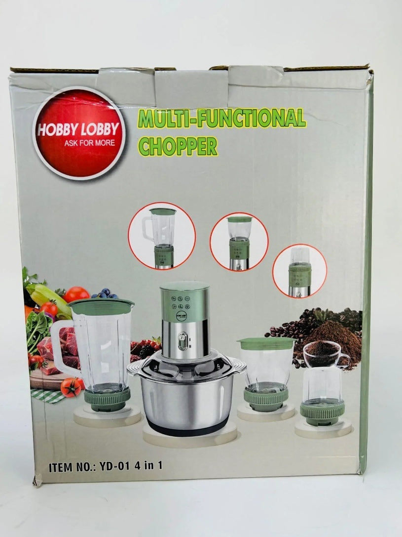 Blender Multifunctional 4 in 1, Dispozitiv de Masurare, 350W - Ideal pentru Legume si Mixare Rapida