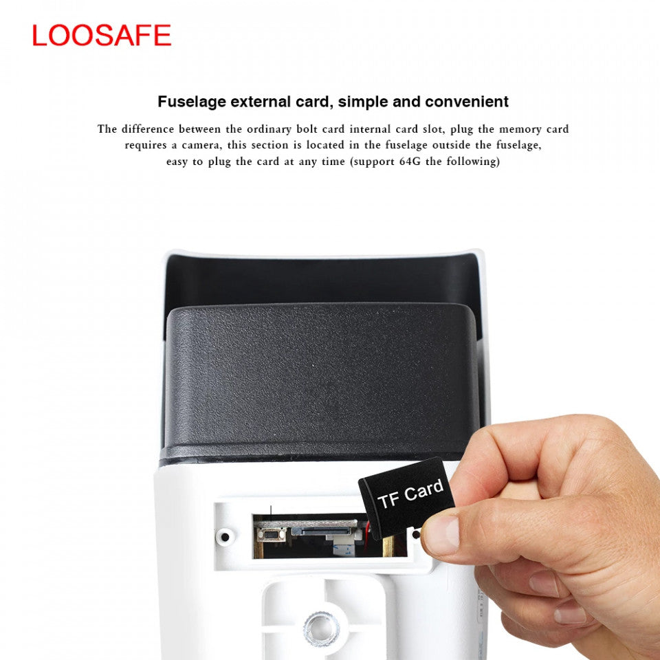 CAMERA SUPRAVEGHERE IP WIRELESS 1080P + card memorie 32GB