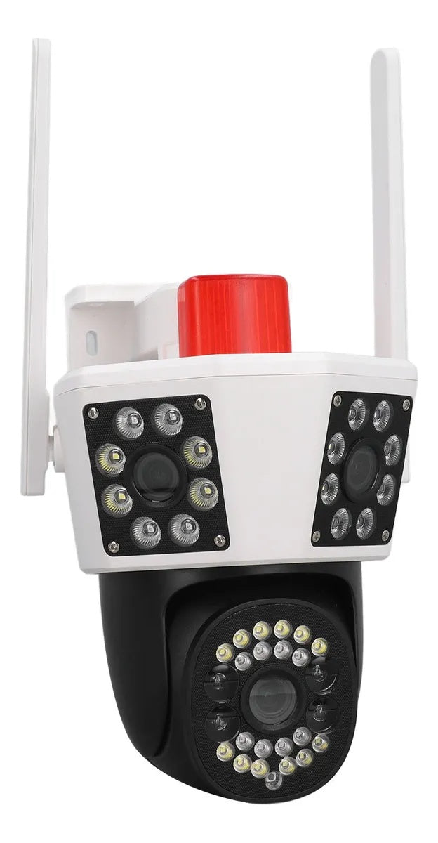CAMERA SUPRAVEGHERE TRIPLA WIFI + CABLU UTP 9MP,
