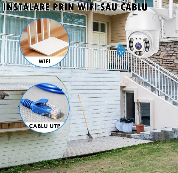 CAMERA SUPRAVEGHERE WIFI VELARIX / CABLU INTERNET 5MP