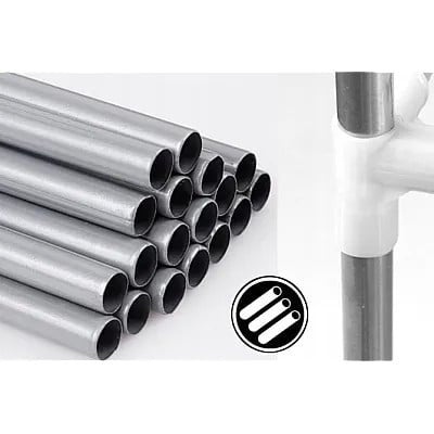 DULAP MATERIAL TEXTIL SI STRUCTURA METALICA CU 10 RAFTURI PENTRU INCALTAMINTE