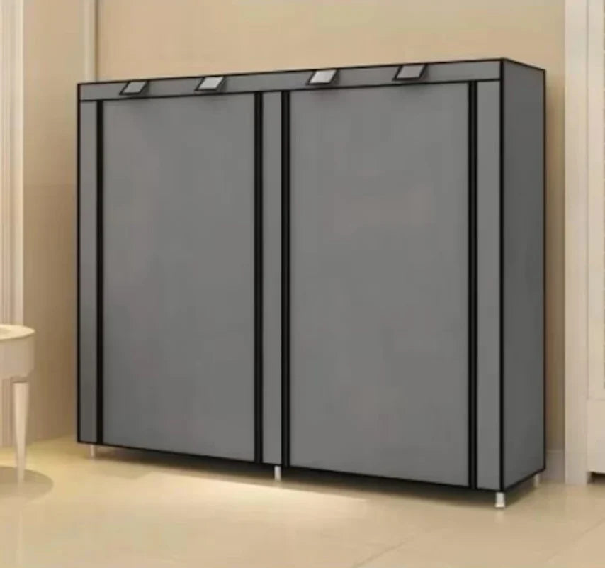 Dulap pentru Pantofi Pliabil DUBLU cu 10 Rafturi – Organizator Spatios pentru Incaltaminte, Economisire Spatiu