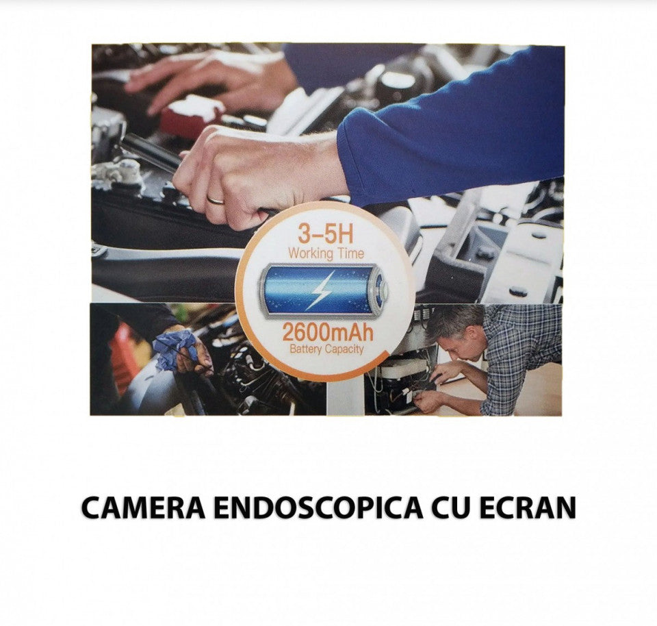 Endoscop Andowl Q-NK69 2K-HD, lungime cablu 5m, impermeabil IP67