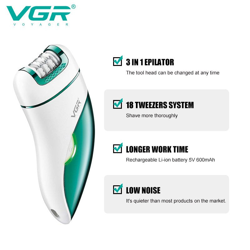 EPILATOR PORTABIL ELECTRIC VGR V-731 3in1