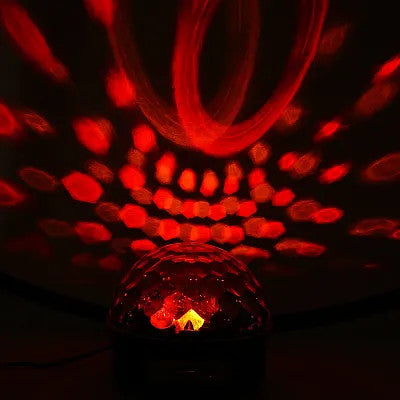 Glob Disco Cu Boxa Laser Club Cu Telecomanda Redare Audio Mp3