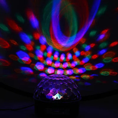 Glob Disco Cu Boxa Laser Club Cu Telecomanda Redare Audio Mp3