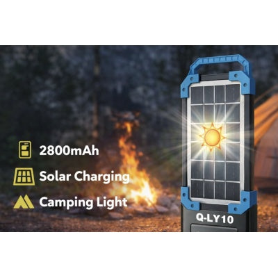 Lampa camping cu panou solar LY10 de 2800mAh