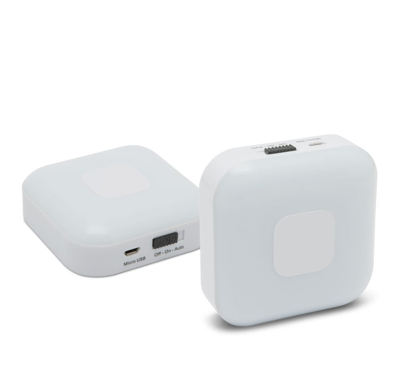 Lampa de veghe LED, cu acumulator, senzor tactil, USB, 400 mAh, Alb