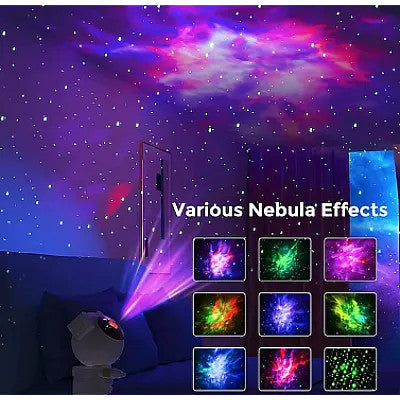 Lampa LED cu proiector Galaxy Astronaut Starry Sky