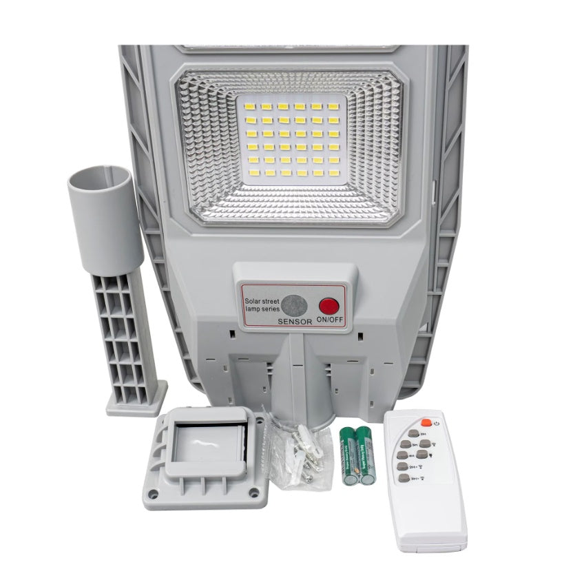 Lampa solara led cu incarcare solara, 300W, IP65, panou incorporabil, J-803