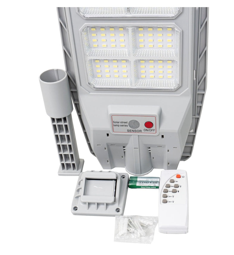 Lampa solara led cu incarcare solara, 300W, IP65, panou incorporabil, J-812