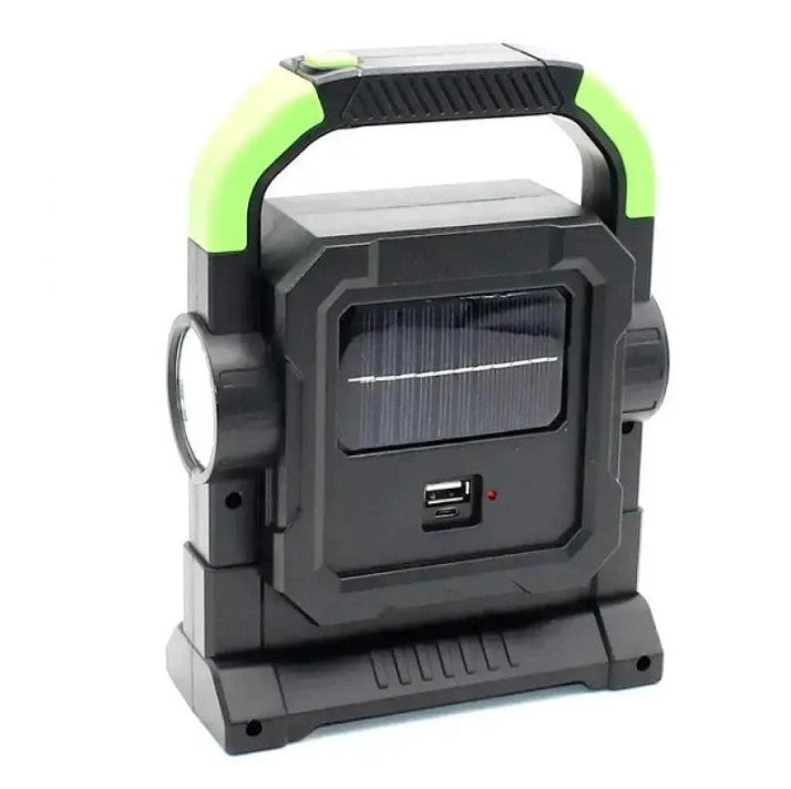Lanterna cu incarcare solara, multifunctionala, 2 becuri HC-7078-B