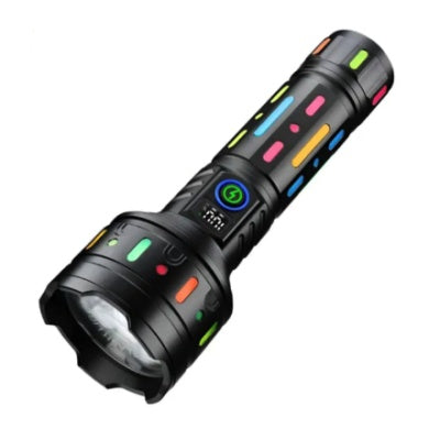 Lanterna de mana CB 705 TG cu led puternic 20cm aluminiu