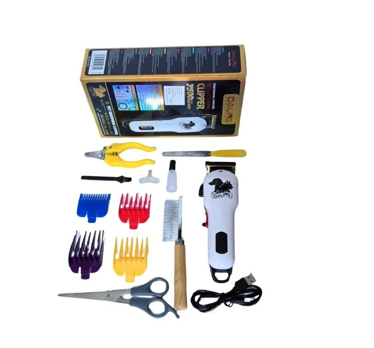 Masina de tuns animale Daling DL-D20 – Profesionala, fara fir, 7500 RPM, 240 minute autonomie