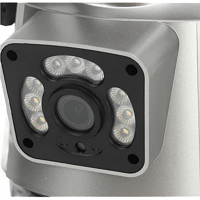 PACHET 2 CAMERE SUPRAVEGHERE ULTRA ZOOM 8MP , ALARMA , SENZOR MISCARE, APLICATIE TELEFON, ROTATIVA 355 GRADE