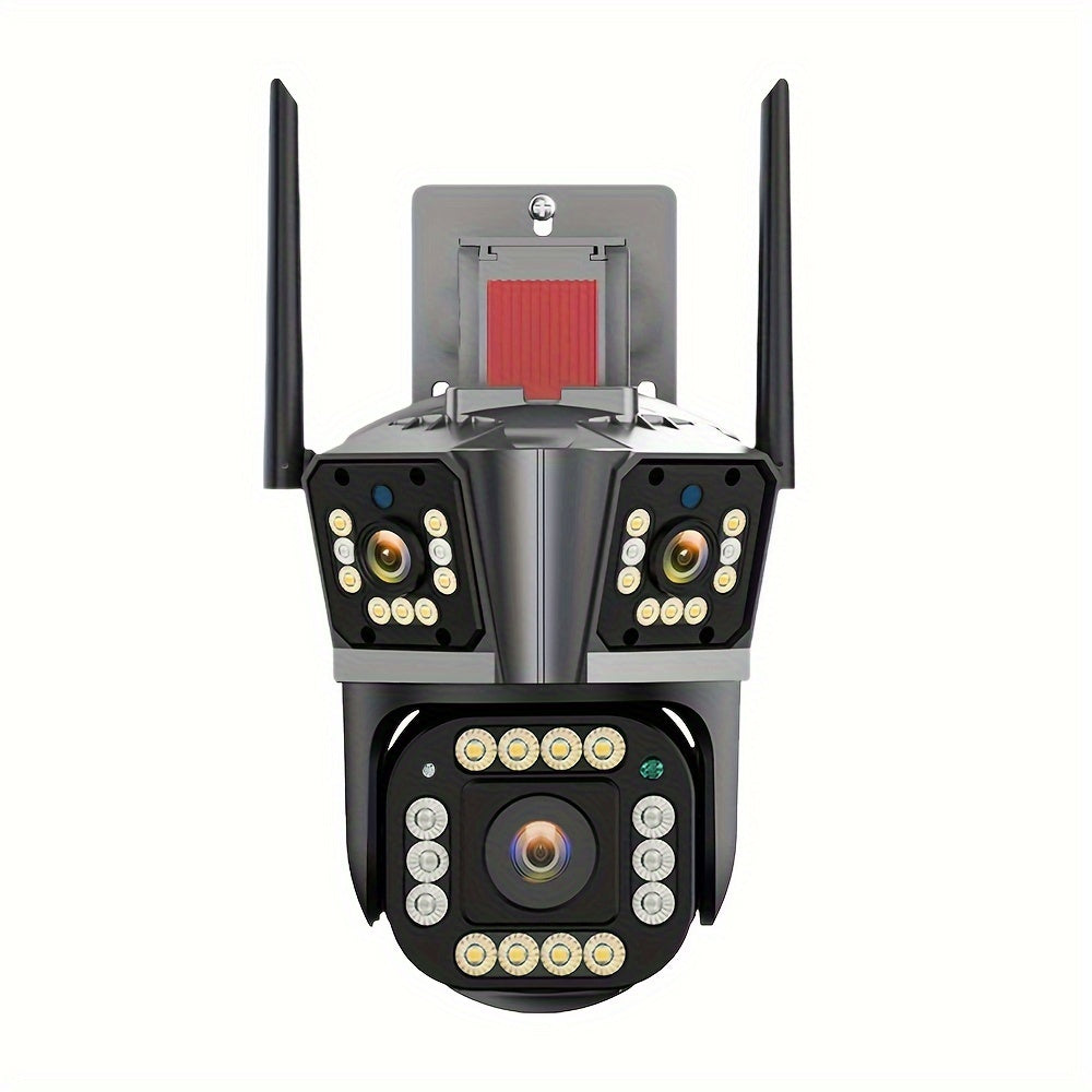 PACHET 2 X CAMERA SUPRAVEGHERE TRIPLA 9 MP WIFI + PORT UTP IPC360 HOME
