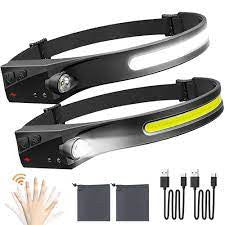 PACHET SET 8 LAMPI SOLARE 100 LED + LANTERNA CAP SENZOR MISCARE