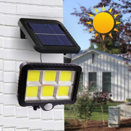PACHET SOLAR 2 PROIECTOARE + 2 CAMERE SOLARE FALASE + LANTERNA CADOU