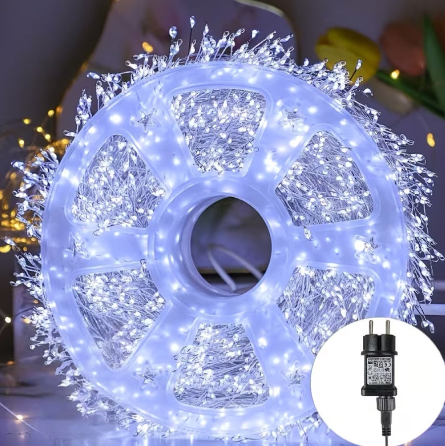 Rola Ghirlandă LED 1000 Mini 50m – Fir cupru, Iluminat Interior/Exterior, Culori Disponibile: Alb Cald, Alb Rece, Multicolor
