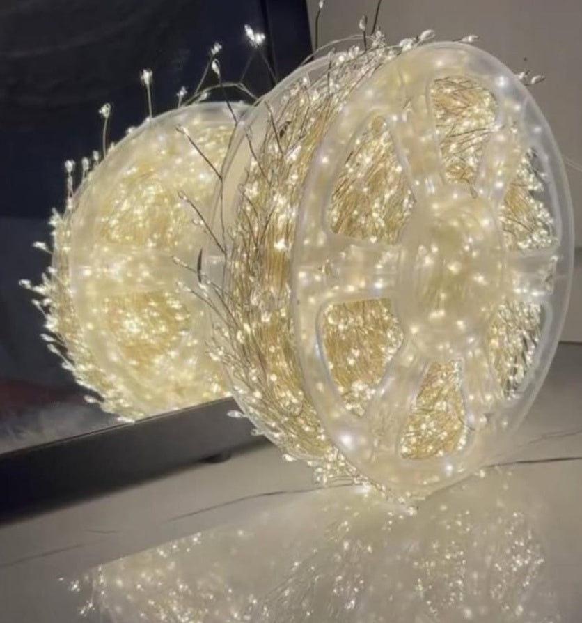 Rola Ghirlandă LED 1000 Mini 50m – Fir cupru, Iluminat Interior/Exterior, Culori Disponibile: Alb Cald, Alb Rece, Multicolor
