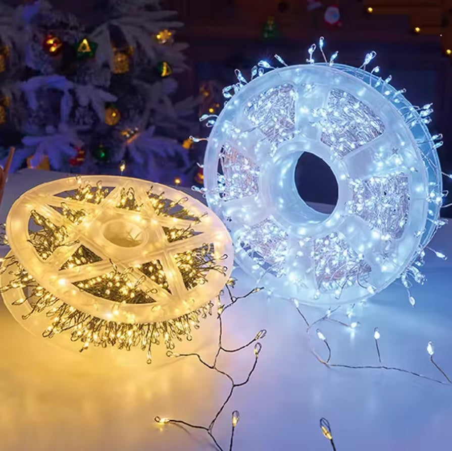 Rola Ghirlandă LED 1000 Mini 50m – Fir cupru, Iluminat Interior/Exterior, Culori Disponibile: Alb Cald, Alb Rece, Multicolor
