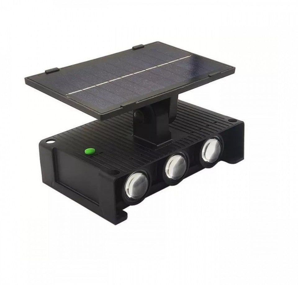 SET 2 LAMPI SOLARE DECORATIVE DE PERETE CU 6 LED
