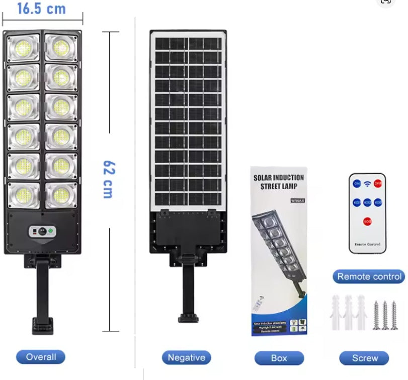 SET 2 X LAMPA SOLARA STRADALA 12 CASETE 800W