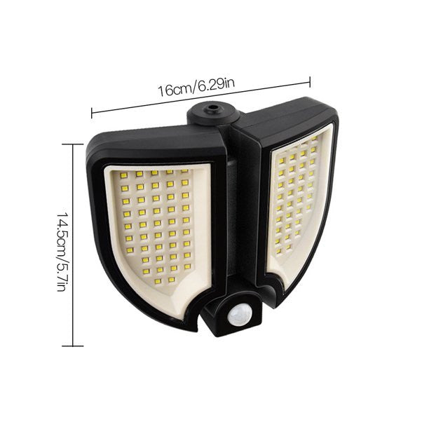 SET 2 X PROIECTOR SOLAR 60W - SENZOR MISCARE - TELECOMANDA