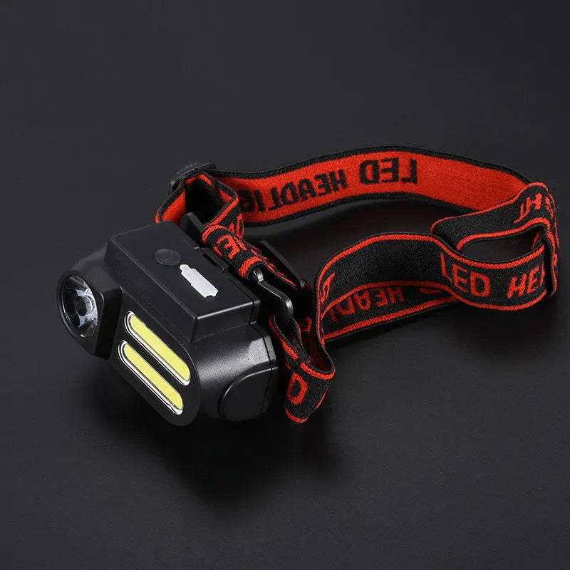 SET 2X Lanterna Frontala LED cu senzor de miscare 611G
