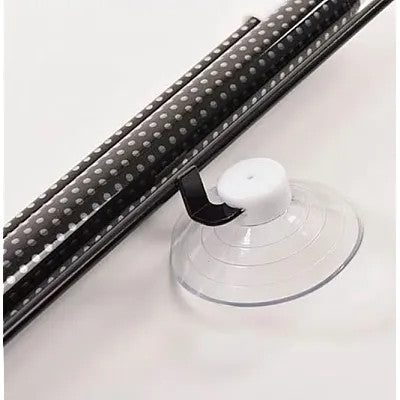 SET 2X Parasolar auto cu ventuze retractabil negru 68 cm x 125 cm