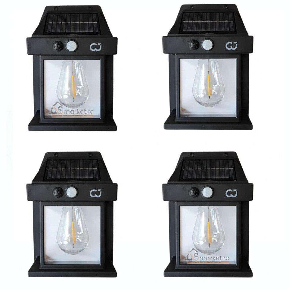 SET 4 LAMPI SOLARE LED RETRO