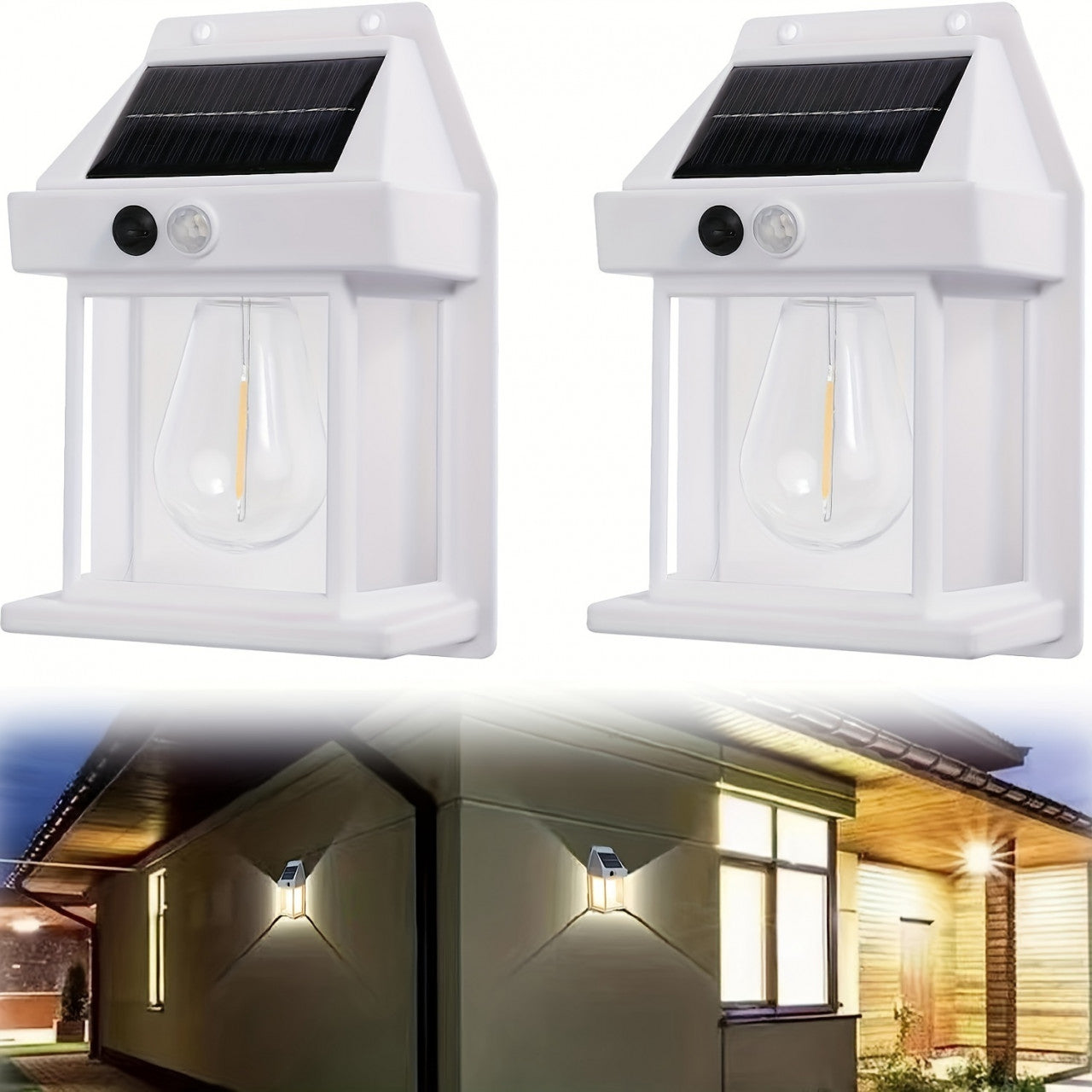 SET 4 LAMPI SOLARE LED RETRO