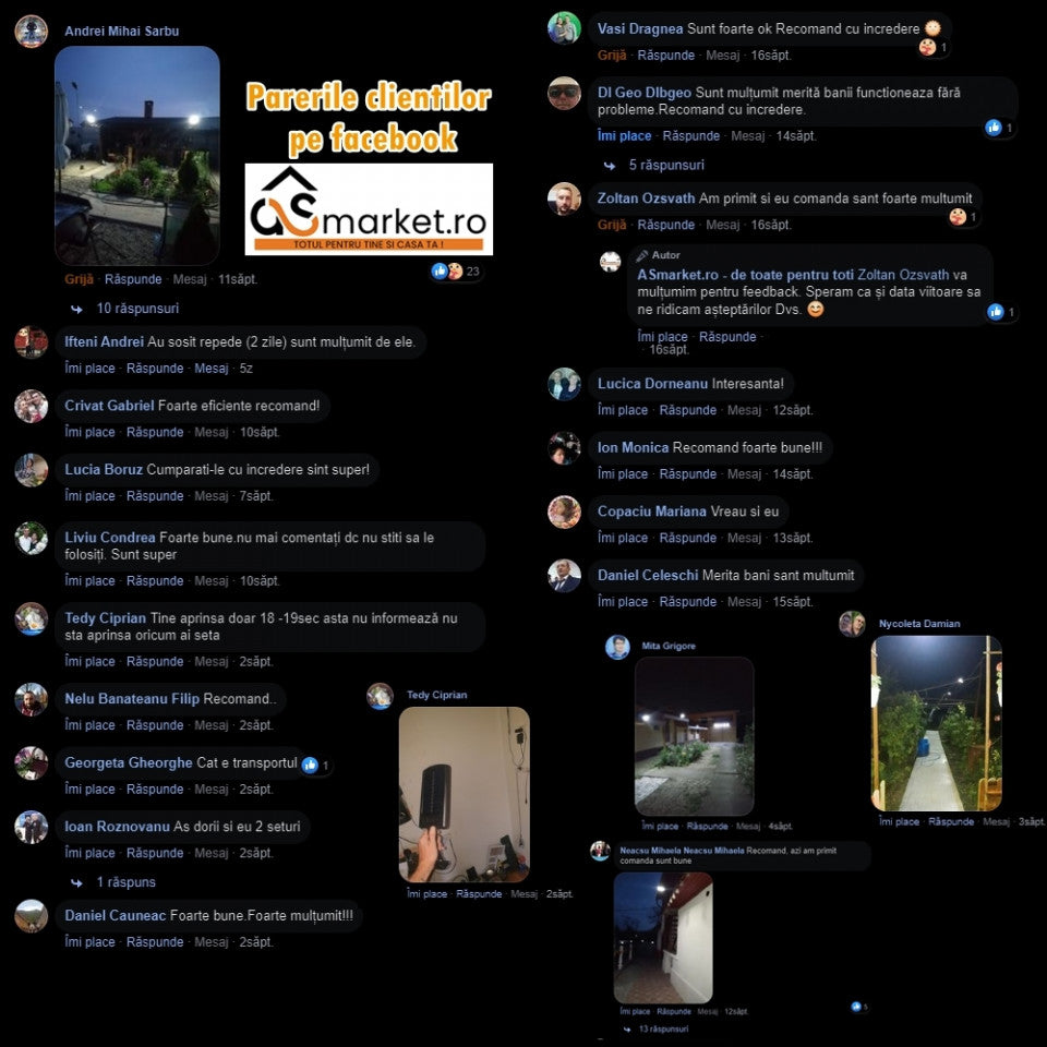 SET 4 LAMPI SOLARE TIP STRADAL 150W JORTAN