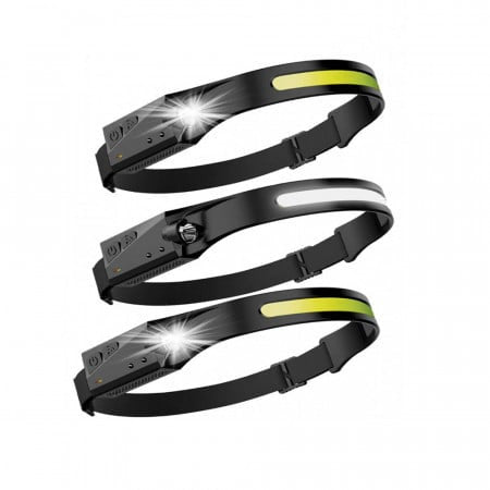 SET 4 X LANTERNA DE CAP CU SENZOR DE MISCARE