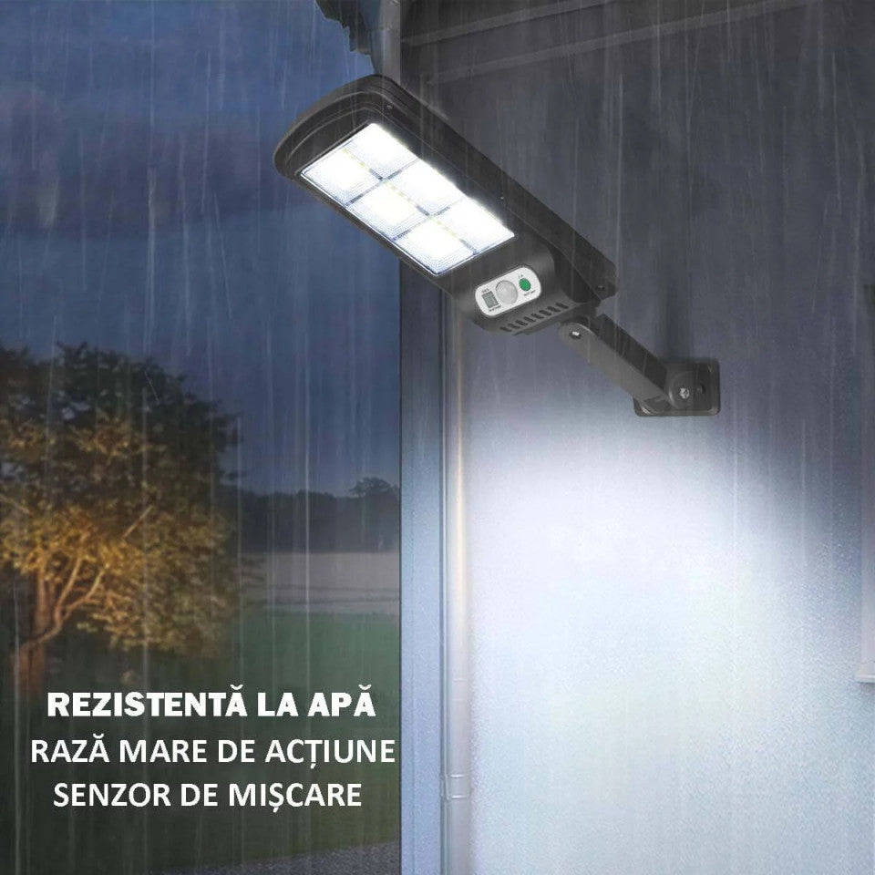 SET 5 LAMPI SOLARE TIP STRADAL 30W CU TELECOMANDA
