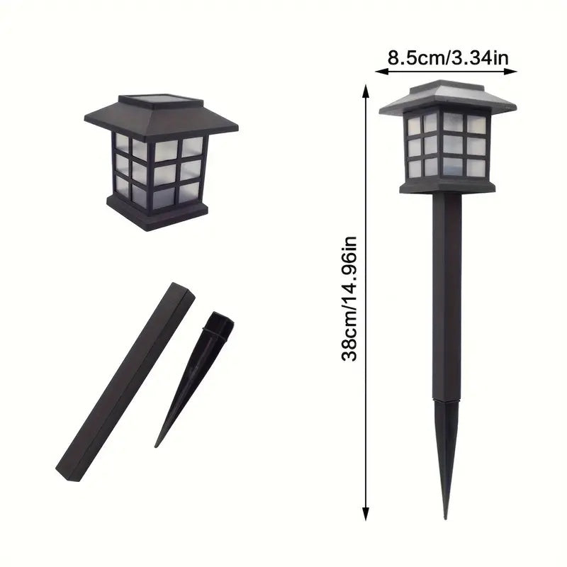 SET 6 LAMPI SOLARE FELINAR CU LED ALB