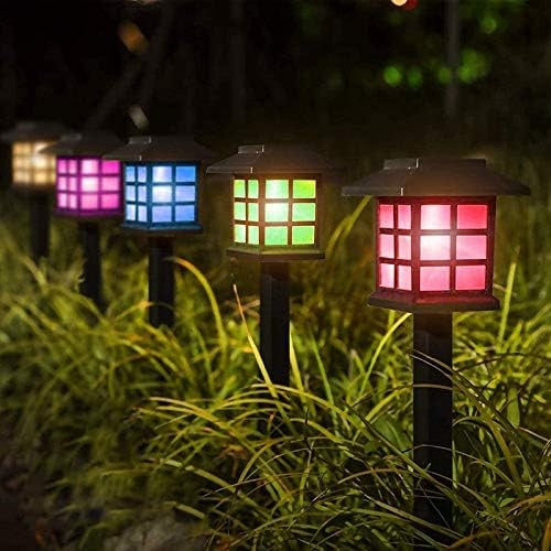 SET 6 LAMPI SOLARE FELINAR CU LED COLORAT