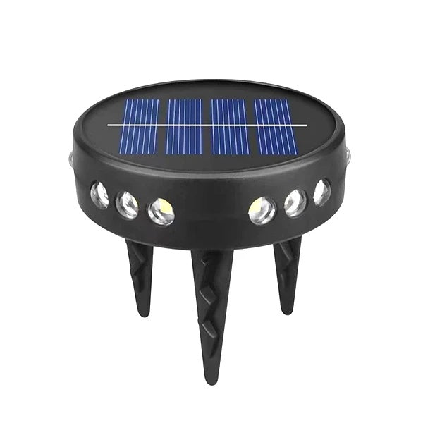 SET 6 LAMPI SOLARE ROTUNDE DE PERETE SAU SOL CU LED