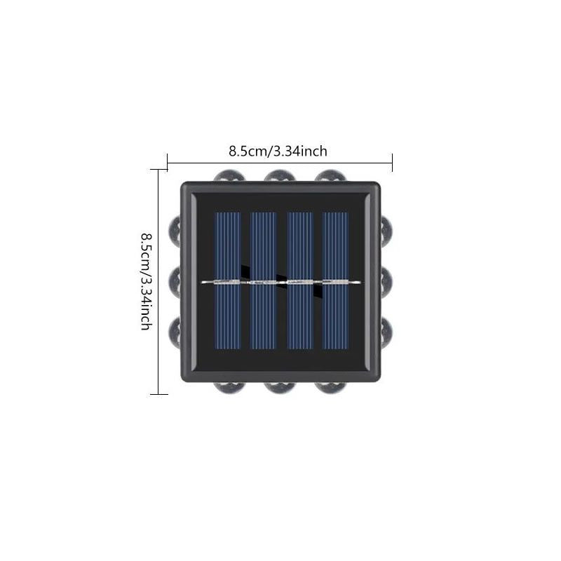SET 8 LAMPI SOLARE DE PERETE SAU SOL CU LED IN 4 DIRECTII