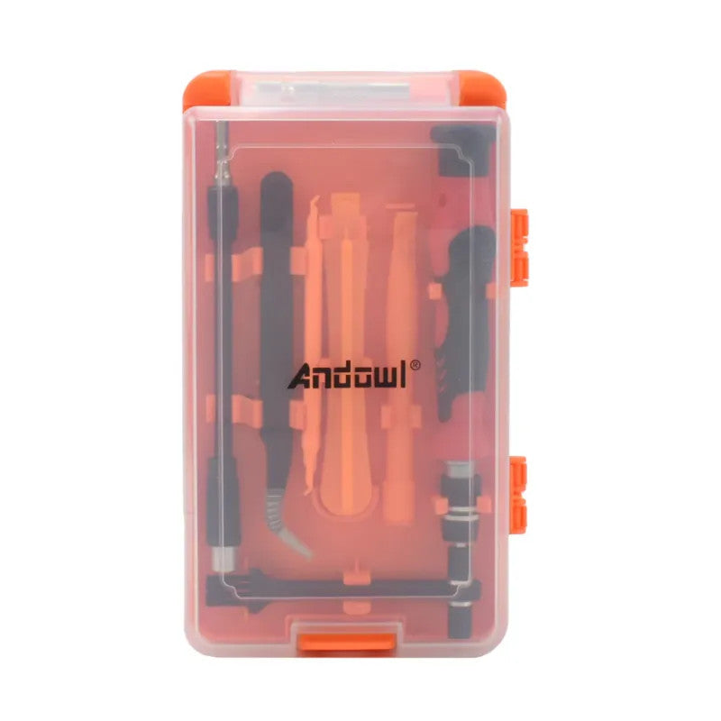 Set de surubelnite cu clichet Andowl Q-LS9807, 98 de capete, magnet