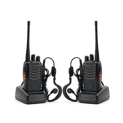 Set doua statii radio emisie receptie portabile Baofeng BF 888S