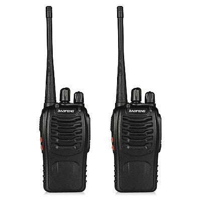 Set doua statii radio emisie receptie portabile Baofeng BF 888S