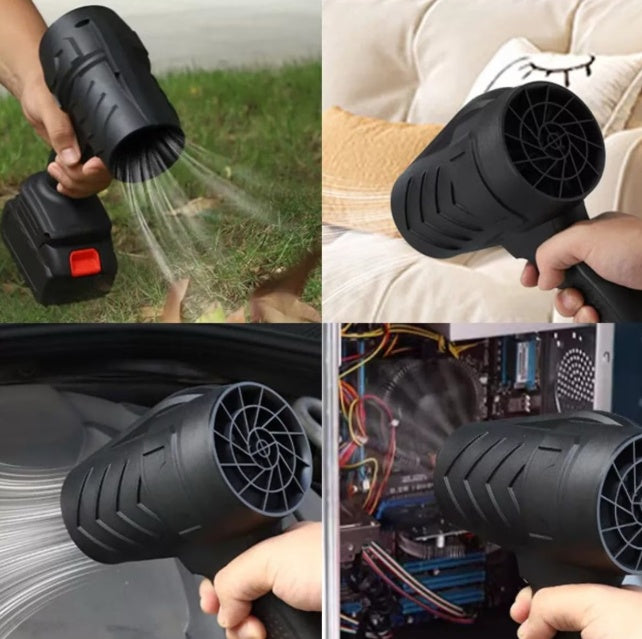 Suflanta Electrica HAN DAO 24V, Model Tip Pistol, Suflare Puternica, cu Baterie Li-Ion si Incarcare Rapida, pentru Curatare Prafului din PC, Frunze si Uscarea Masinii dupa Spalat